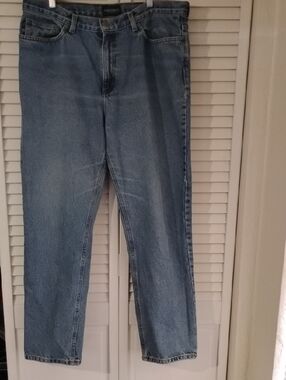 Lauren Ralph Lauren Straight Leg Jeans in Light Blue Wash